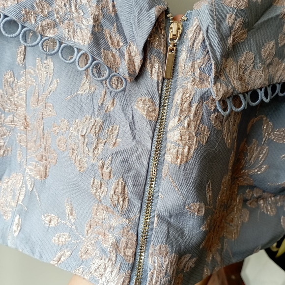 Forever New Blouse Brocade Top - Picture 9 of 16